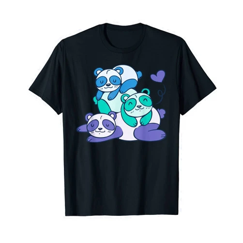 Bären Pandas, Waschbär Geschenke, lustige Sprüche Funny funny panda bear design for men, women, children T-Shirt