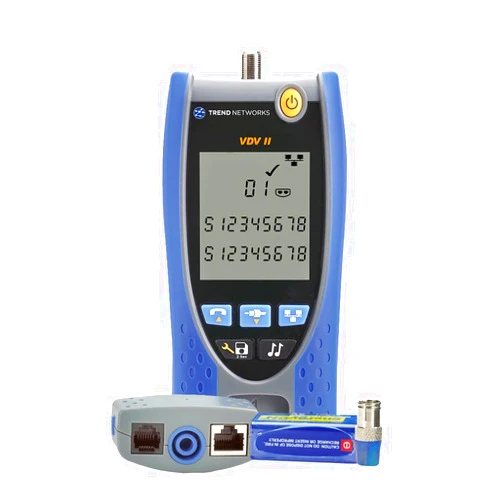 TREND Networks | R158007 | VDV II Basic | Cloud Connected | Voice, Data and Video Cable Verifier | Copper Cable Tester | Advanced Wiremap & Troubleshooting Tool
