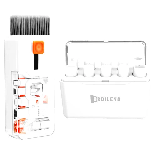 Ordilend Keyboard Cleaning Kit Laptop Cleaner +iPhone Cleaning Kit White