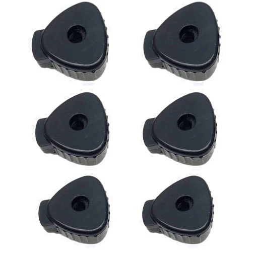 TUOREN Plastic Cymbal Quick Release Nut 6-8mm for Cymbal Jazz Drum Parts Accessories 6 Packs