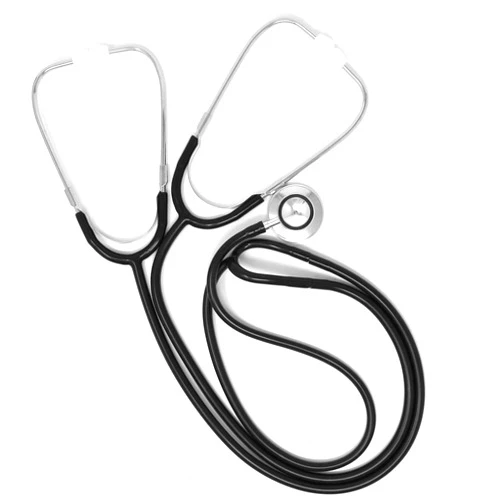 Ever Ready First Aid Dual Head Teaching Stethoscope - Nursing Student Stethoscope - Medical Training Stethoscope, Black