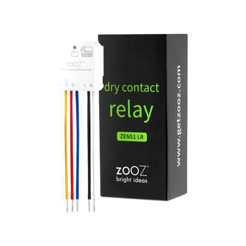 Zooz 700 Series Z-Wave Long Range Smart Relay ZEN51 | Installs Behind Wall Switch Or at The Light | Compatible with SmartThings, Hubitat, and Home Assistant | Z-Wave Hub Required (Sold Separately)