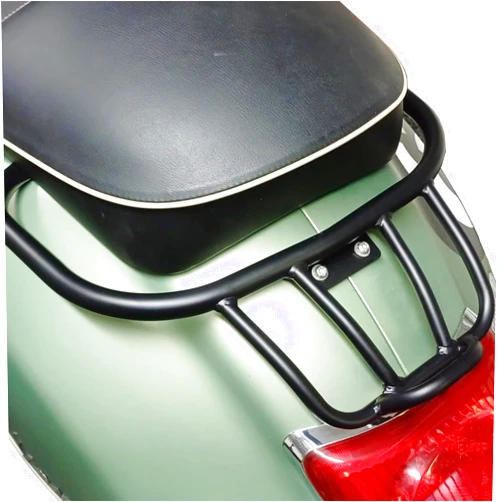 Lorababer Motorcycle Rear Sports Luggage Rack Shelf Hand Rail Armrest Compatible with P.iaggio Vespa GTS300 GTS250 GTV300 GTS 300 250 GTV 300 2008-2022 Cargo Carrier Bracket (Black)