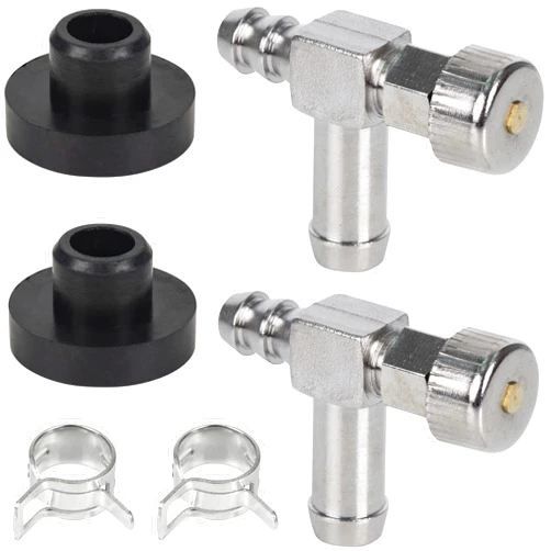 BlueStars Pack of 2 951-0171 751-0171 Fuel Shut Off Valve 735-0149 935-0149 Fuel Gas Tank Grommet - For MTD Troy Bilt Toro Craftsman Portable Generator Lawn Mower Snow Blower 33/64