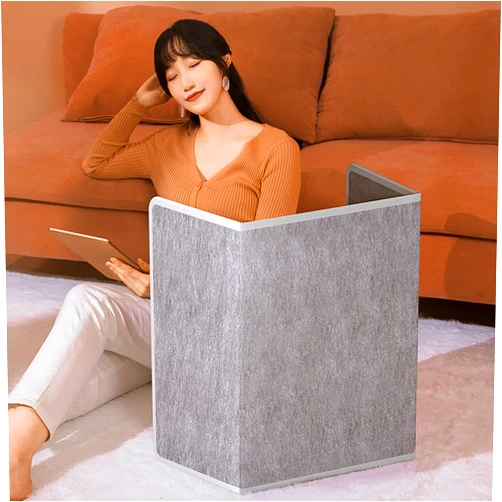 KOKMAT Foldable Foot Warmer,Electric Foot Warmer Under Desk for Office, Foldable Space Heater for Legs and Feet, Ultra Quiet Heated Foot Warmer, Adjustable Temperature & Timer, Energy-efficient
