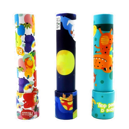 Fengirl Kids Classic Paper Kaleidoscope, Best Gift Idea, 3 Pack (Random color)
