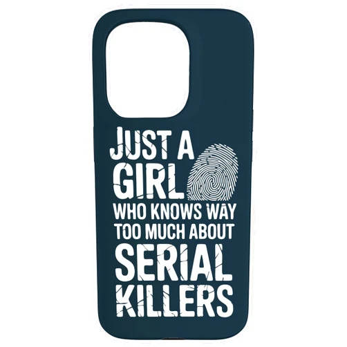 True Crime Podcast Lover Gifts & Tees Girl True Crime Podcast Woman Murder Mystery Case for iPhone 15 Pro
