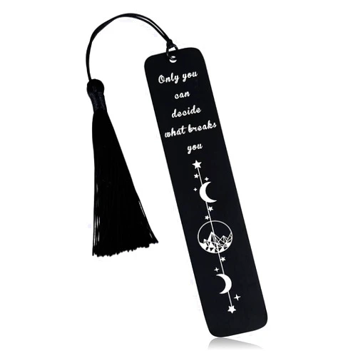 KINMES Inspirational Bookmark Gifts, Christmas Stocking Stuffer for Women,Fantasy Bookmark for Women Men Book Fans Reader, Bookish Gifts for Book Lovers Bookworms, Book Club Gift Book Accessories
