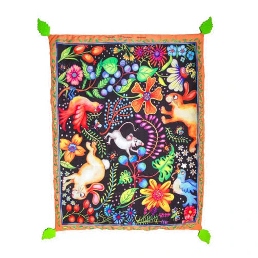 FUZZU Sweet Spot Kitty Carpet with Catnip (Summer's Dream)