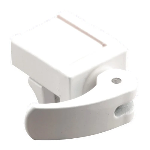 Prime-Line U 9809 Sliding Window Lock for Vinyl Windows – Easy Installation to Keep Windows Securely Closed – Diecast Construction, White (Pack of 1)