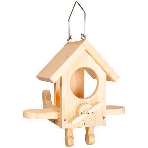 SISTERBIRD Bird Feeders for Outdoors, Cardinal Bird Feeder Kits for Kids, Aircraft Style Bird Feeder Hanger, DIY Kits for Adults Crafts & Arts Bird Feeder
