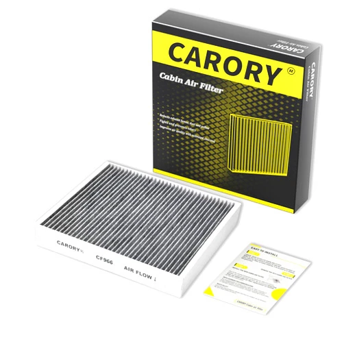 CARORY Cabin Air Filter w/Activated Carbon for Select 2013-2024 Chevy, GMC, Cadillac, Buick Models - Silverado, Sierra, Equinox, Acadia, Blazer, Colorado, Malibu, Tahoe, Terrain, Traverse, and More