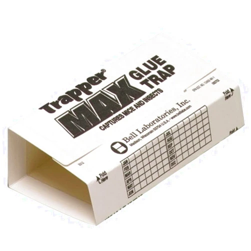 Trapper Max Glue Traps 72 Glue Boards Trap Mouse Bugs Insects Bed Bugs Spiders Cockroaches Non-Toxic, w