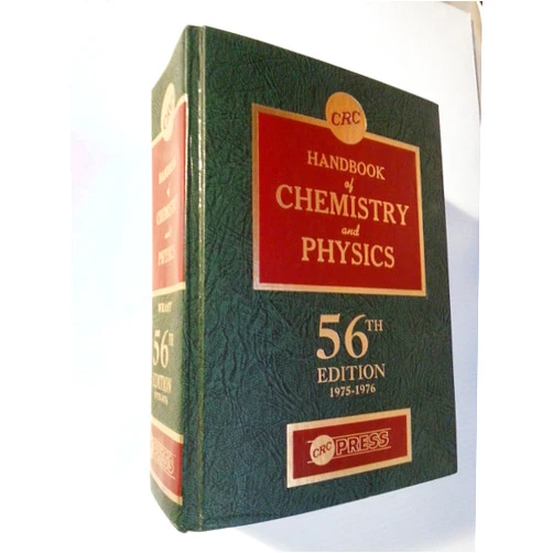 By Robert C.: Editor Weast (Author) Crc Handbook of Chemistry and Physics 55ED