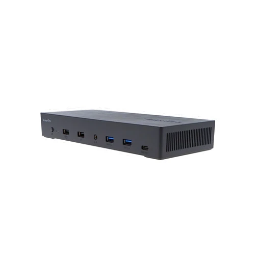 VisionTek VT4950 USB C KVM Docking Station - 1x HDMI, 2x DP, 4x USB, 1x USB-C, Audio, Ethernet, 100W PD to Each Host for Windows/MacOS