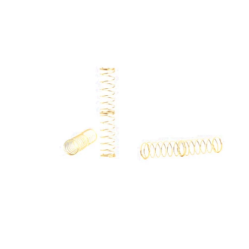 Auguri Dual Stage Springs for Keyboard Switches 62g 110Pcs/Pack Gold Plated Custom DIY 22mm Two Stage Spring for Cherry Gateron MX Switches Replacement