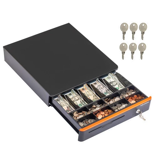 Volcora Cash Register Drawer for Point of Sale POS System with Round Corners 16
