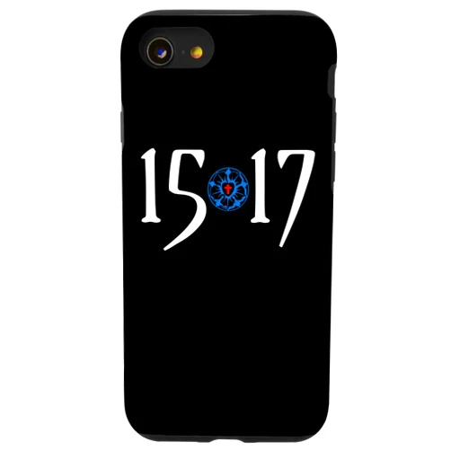 -Lutheran Symbol Christian Cross- iPhone SE (2020) / 7 / 8 500 Years Of Reformation - Martin Luther Rose 1517- Lutheran Case