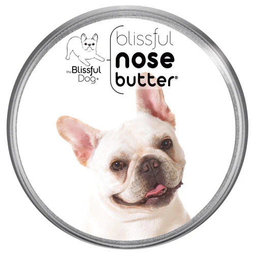 The Blissful Dog Cream French Bulldog Nose Butter, Versatile Dog Nose Balm for Dry Nose, Handcrafted Nose Moisturizer, Easy-to-Apply Dog Essentials, Unscented, 1 oz.