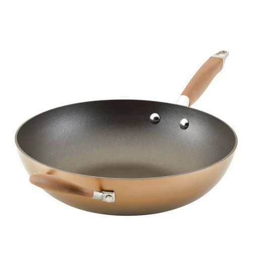 Anolon Advanced Home Hard Anodized Nonstick Wok/Stir Fry Pan 12 Inch