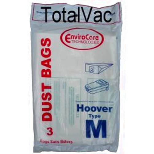 Hoover Replacement For Hoover Type M Vacuum Cleaner Bags - 3 Bags