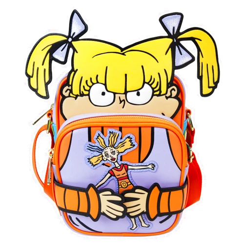 Loungefly Rugrats Angelica Crossbuddies Crossbody Bag with Coin Bag