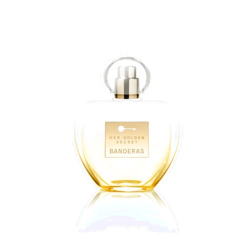 Banderas Perfumes - Her golden secret - Eau de toilette Spray for Women - Long Lasting - Fruity, Floral and Vanilla Notes - 2.7 Fl Oz