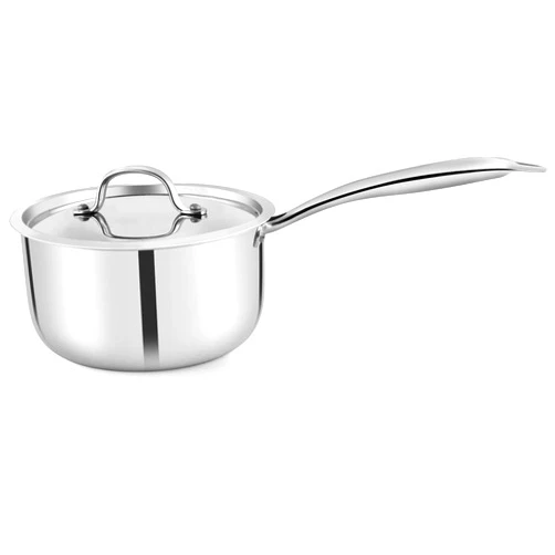 PNB Kitchenmate Triply Saucepan 20 cm (Thickness: 2.5 mm, Capacity 3.25 LTR.)