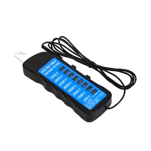 MOOKEENONE Voltage Tester Neon 8-Light 600V-7KV Electric Fence Voltmeter for Horse or Livestock Farm Tester