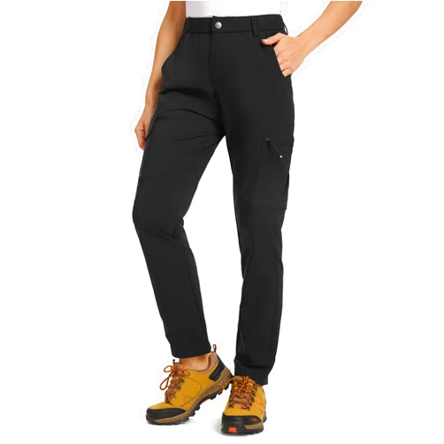 TBMPOY Women's Hiking Cargo Pants Lightweight Water Resistant Quick Dry Fishing Camping Travel Work Pant with 6 Pockets