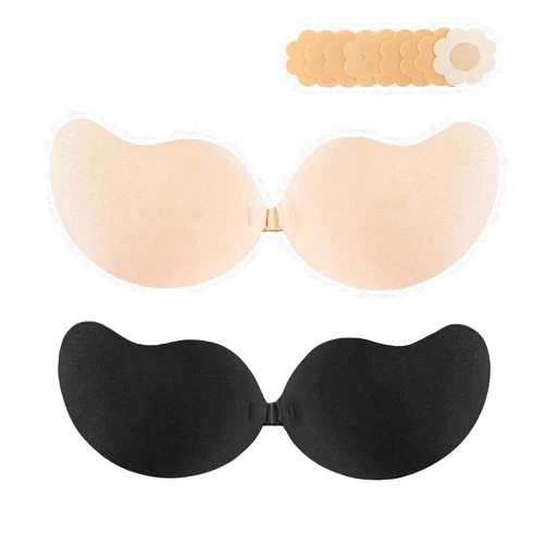Apriddeo Super Sticky Invisible Push up Self Adhesive Bra Backless Breast Lift Bra Reusable