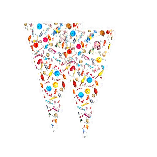 Verbetena – 10 cone Sweet Party Bags, 20 x 40 cm (011500075)