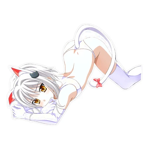 Leyland Designs Koneko Toujou Nsfw Sticker Outdoor Rated Vinyl Sticker Decal for Windows, Bumpers, Laptops or Crafts 5