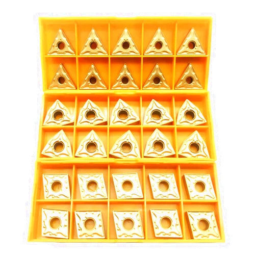 ASZLBYM 30PCS CNMG 431 + WNMG 431 + TNMG 331 CNC Lathe Indexable Solid Carbide Turning Insert Blade for Lathe Turning Tool Holder for The Finishing of Steel