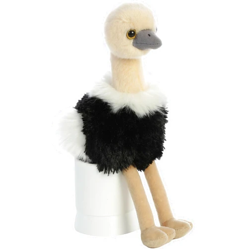 Aurora® Adorable Mini Flopsie™ Ozzi™ Stuffed Animal - Playful Ease - Timeless Companions - Black 8 Inches