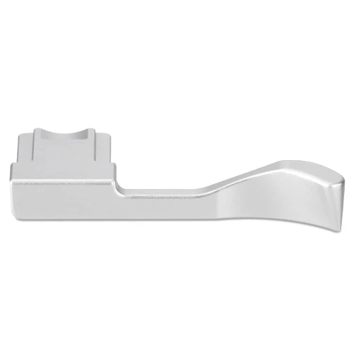 Haoge THB-XVS Metal Thumb Grip Up Rest Hand Grip for Fujifilm X100VI Fujinon X100V Camera Accessories Silver Hot Shoe Thumb Up