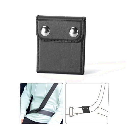WEEKSUN 1pcs Seat Belt Adjuster for Adults, Black Universal Comfort Seat Belt Clips, Auto Shoulder Neck Strap Positioner Locking Clips Protector, Car Accessories for Men Women
