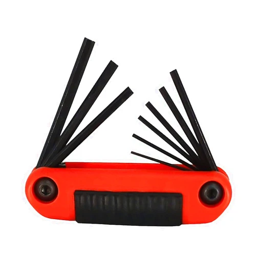 Eklind Tool EKLIND 25912 Ergo-Fold Fold-up Hex Key allen wrench - 9pc set SAE Inch Sizes .050-3/16
