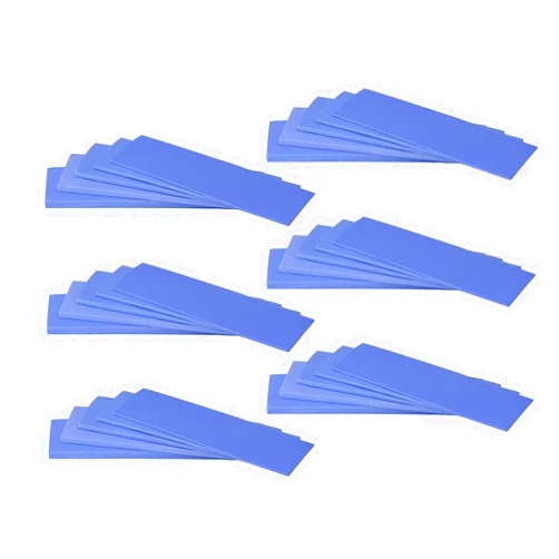 HASAYAKI 30 Pack Thermal Pads, 20×67 mm by 5 Thickness 0.5 | 1 | 1.5 | 2 | 3 mm, Thermal Conductivity 2.0 W/m.k, Self-Adhesive & Soft, Ideal for Repairing and Cooling Electronics