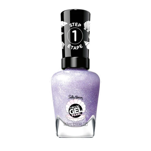 Sally Hansen Miracle Gel™, Pearls Pearl-ple, Long Lasting, Gel-Like Formula, No UV Lamp Needed, Purple Nail Polish