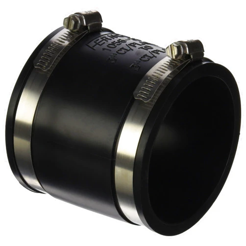 Fernco 1056-33 Flexible Pipe Coupling 3” CI/Plastic/Steel to 3” CI/Plastic/Steel