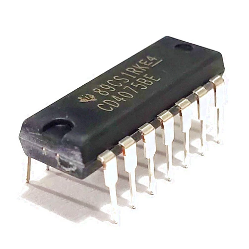 Juried Engineering CD4075BE CD4075B CD4075 4075 CMOS Triple 3-Input OR Gate Breadboard-Friendly IC DIP-14 (1 Piece)