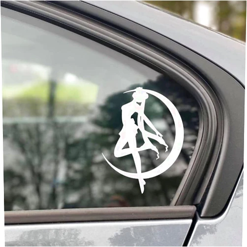MHDStickerCo Sailor Anime Moon Girl Vinyl Decal Stickers Laptop Car Window Truck 5x4