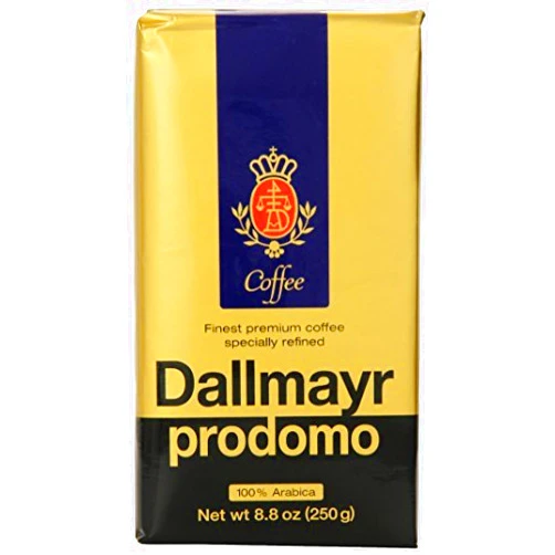 Dallmayr Gourmet Coffee, Prodomo (Ground), 8.8-Ounce Vacuum Packs (Pack of 3) by Dallmayr