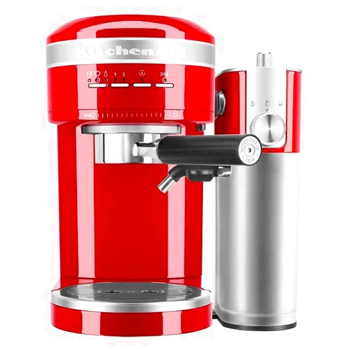 KitchenAid Metal Semi-Automatic Espresso Machine and Automatic Milk Frother Attachment