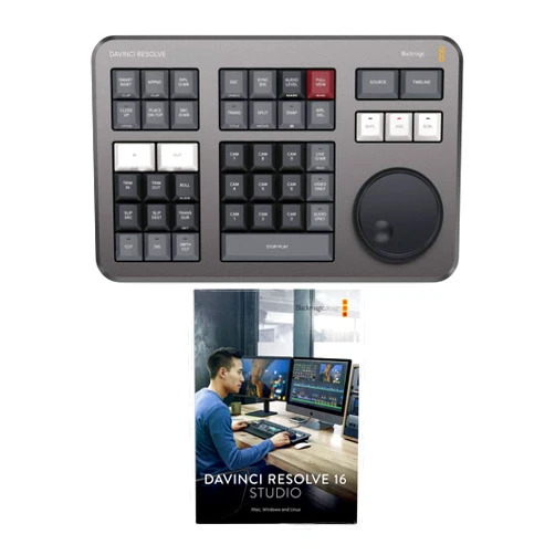 Blackmagic Design DaVinci Resolve Studio (Activation Key) with DaVinci Resolve Speed Editor Bundle (2 Items)