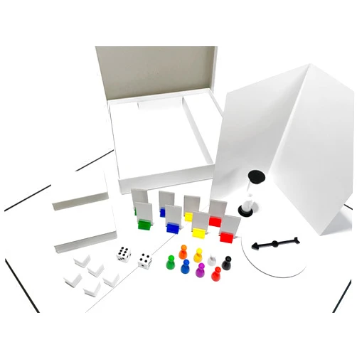 Apostrophe Games Create Your Own Board Game Set – DIY Kit with Blank Game Board, Game Pieces, Blank Cards, Dice, Spinner, Rulebook, Sand Timer – Build Your Own Game for Family Board Games