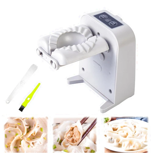 XJSGS Automatic Electric Dumpling Maker Machine,Household Head Dumpling Press Mold,Quickly Dumpling Maker Machine for Home,Kitchen Restaurant(Single head)