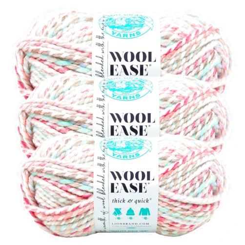 Lion Brand Yarn (3 Pack) Lion Brand Yarn 640-619 Wool-Ease Thick and Quick Yarn, Carousel3