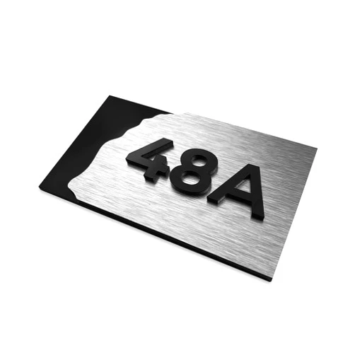 ALÚMADESIGNCO Apartment Door Numbers - Room Number Signs - Hotel Suite Sign - Hotels Plaques - Classroom Indoor Plate - Office Number Placards - Unit Identification signage